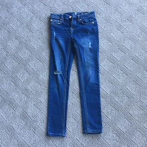 7 For All Mankind girls ripped jeans